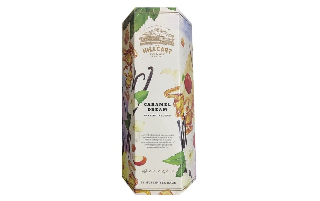 Hillcart Tales Caramel Dream Dessert Infusion Tea   Box  14 pcs